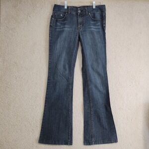 Tommy Hilfiger Jeans Womens 28 Bootcut Flare Wash Stretch Denim Embroidered